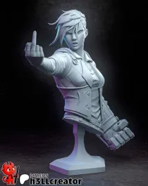 figurka-vi-arcane-leauge-of-legends-popiersie-h3ll-creator-druk-3d-prezent