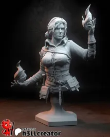 figurka-triss-merigold-wiedzmin-popiersie-h3ll-creator-druk-3d-prezent