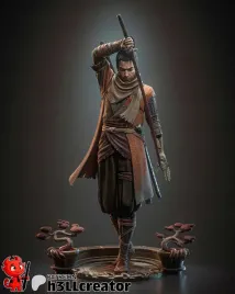 figurka-wolf-sekiro-shadows-die-twice-h3ll-creator-druk-3d-14k-prezent