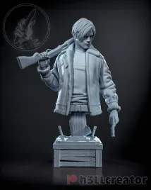 figurka-leon-kennedy-resident-evil-popiersie-h3ll-creator-druk-3d-14k