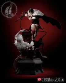 figurka-trevor-belmont-castlevania-h3ll-creator-druk-3d-14k-prezent