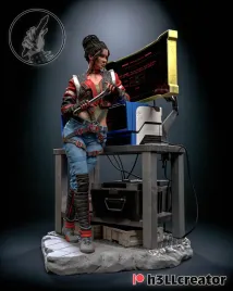 figurka-panam-palmer-cyberpunk-2077-h3ll-creator-druk-3d-14k-prezent