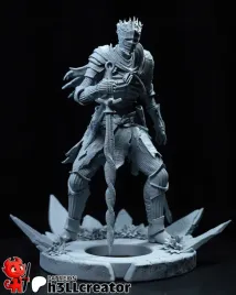 figurka-soul-of-cinders-dark-souls-h3ll-creator-druk-3d-14k-prezent