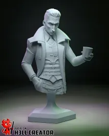figurka-silco-arcane-popiersie-h3ll-creator-druk-3d-14k-prezent