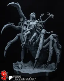 figurka-lolth-dungeons-and-dragons-h3ll-creator-druk-3d-14k-prezent