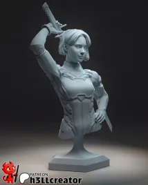 figurka-mio-split-fiction-popiersie-h3ll-creator-druk-3d-14k-prezent