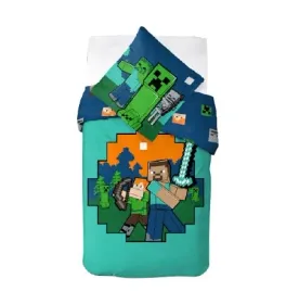 posciel-minecraft-steve-creeper-kilof-alex-tnt