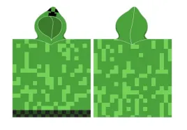poncho-kapielowe-recznik-minecraft-creeper