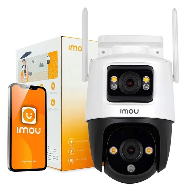 Kamera WiFi Obrotowa 10MPx (5MP+5MP) Imou Cruiser Dual Zewnętrzna Audio