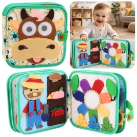 ksiazeczka-edukacyjna-sensoryczna-filcowa-3d-zwierzeta-domowe-krowa