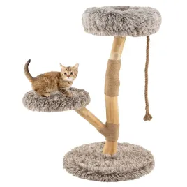 drapak-dla-kota-90-cm-drewniany-3-poziomy-slupki-jutowe