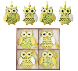 valery-madelyn-wielkanocne-dekoracje-wiszace-4-sztuki-metalowe-sowy-zielone