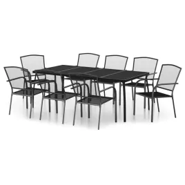 zestaw-mebli-ogrodowych-8-1-antracytowy-stal-200x100x72cm