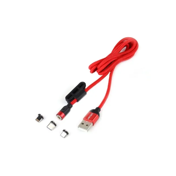 kabel-lighting-usb-c-micro-usb-magnetyczne-100cm-kolor-czerwony