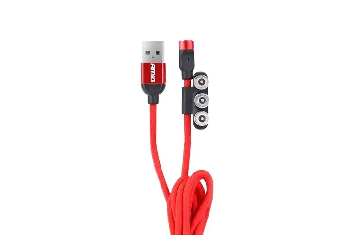 kabel-lighting-usb-c-micro-usb-magnetyczne-100cm-stan-nowy-kolor-czerwony