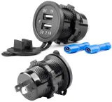 gniazdo-samochodowe-ladowarka-2x-usb-12v-24v-producent-amio-stan-nowy
