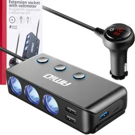 rozgaleziacz-gniazda-zapalniczki-trojnik-ladowarka-woltomierz-quickcharge