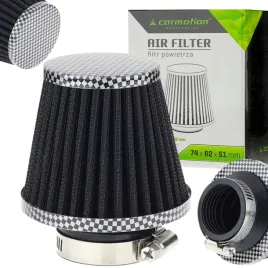 sportowy-filtr-powietrza-stozkowy-maly-stozek-czarny-carbon-tuning