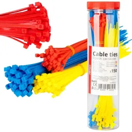 opaski-zaciskowe-kablowe-trytytki-trytki-wielokolorowe-mix-zipy-150szt