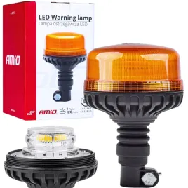 lampa-ostrzegawcza-kogut-blyskowy-36xled-na-trzpien-wspornik-flex-12v-24v