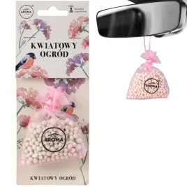 zapach-samochodowy-aroma-car-fresh-bag-szklo-12g-kwiatowy-ogrod-zawieszka