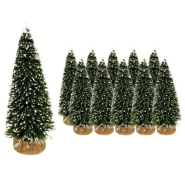 10x-choinki-zielone-mini-zestaw-choinek-na-pniu-dekoracja-ozdoba-swiateczna