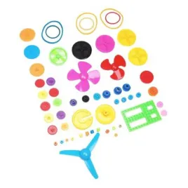 zestaw-55-plastikowych-elementow-i-zebatek-do-budowy-robotow-i-pojazdow-diy