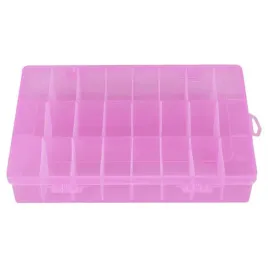 organizer-24-przegrodek-195x130x36mm-rozowy-pojemnik-na-drobiazgi