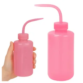 tryskawka-ldpe-250-ml-waska-szyja-rozowy-punktowy-dozownik