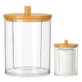 pojemnik-na-waciki-kosmetyczne-bambus-akryl-organizer-lazienkowy