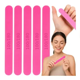 pilnik-prosty-do-paznokci-rozowy-100-180-5szt