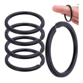 5x-kolko-sprezynowe-35-mm-do-breloka-kluczy-czarne-plaskie-koleczko-split-r