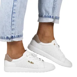 damskie-trampki-skorzane-sneakersy-filippo-6738-bialo-bezowe