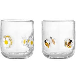 szklanki-bloomingville-buzz-z-pszczola-i-stokrotka-300-ml-2-szt-zestaw