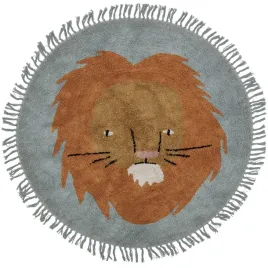 dywan-dzieciecy-lew-bloomingville-mini-leroy-bawelna-okragly-130-cm