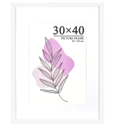 biala-ramka-30-40-cm-ze-szklem-akrylowym-do-montazu-na-scianie