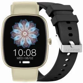 smartwatch-damski-gravity-gt18-7-bezowy-pasek-silikonowy-czarny-pasek