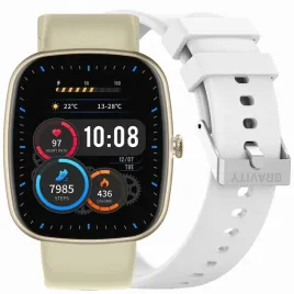 smartwatch-damski-gravity-gt18-8-bezowy-pasek-silikonowy-bialy-pasek