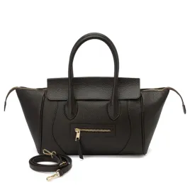 torebka-skorzana-vera-pelle-damska-brazowa-kuferek-pasek-shopper-elegancka
