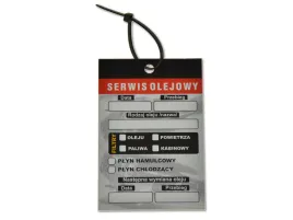 zawieszka-kartka-serwisowa-wymiany-oleju-filtrow
