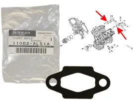 nissan-murano-z50-02-07-3-5i-uszczelka-przewodu-wodnego