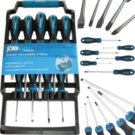 zestaw-wkretakow-jobi-x1209-magnetycznych-z-wieszakiem-na-sciane-9-szt