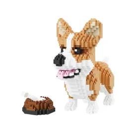 klocki-slodki-piesek-pies-sliczny-pies-z-klockow-model-puzzle-3d-dog-corgi