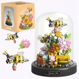 klocki-kwiaty-pszczolka-pszczoly-drzewko-puzzle-3d-bukiet-kwiatow-kreatywne