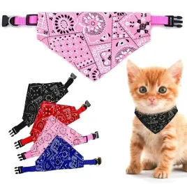 bandamka-chusta-trojkatna-obroza-dla-psa-kota-rozowa-smycz-bandana