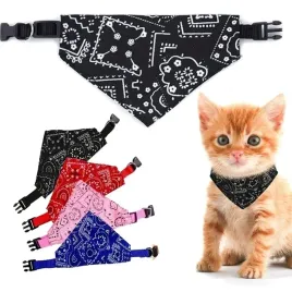 bandamka-chusta-trojkatna-obroza-dla-psa-kota-czarna-smycz-bandana