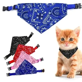 bandamka-chusta-trojkatna-obroza-dla-psa-kota-niebieska-smycz-bandana