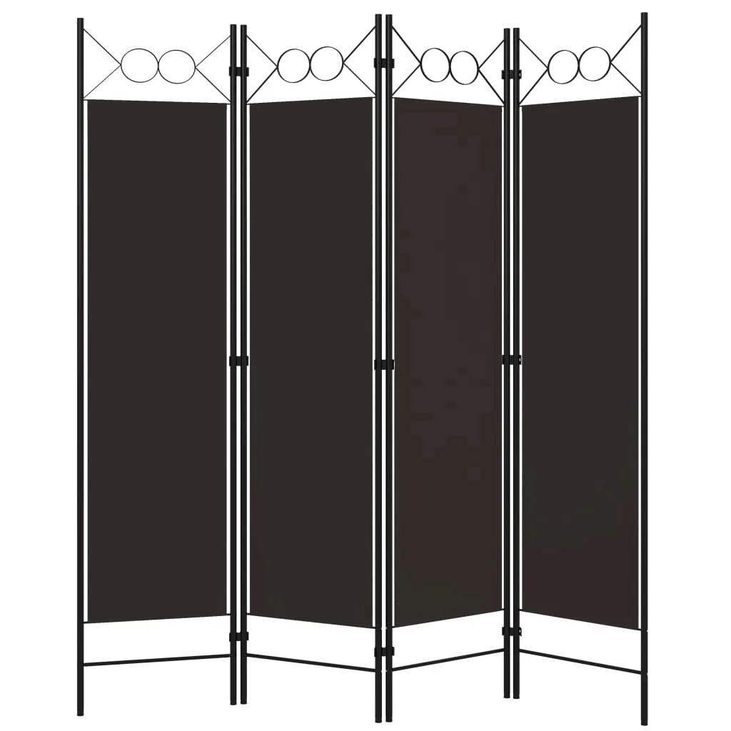 parawan-4-panelowy-brazowy-160-x-180-cm