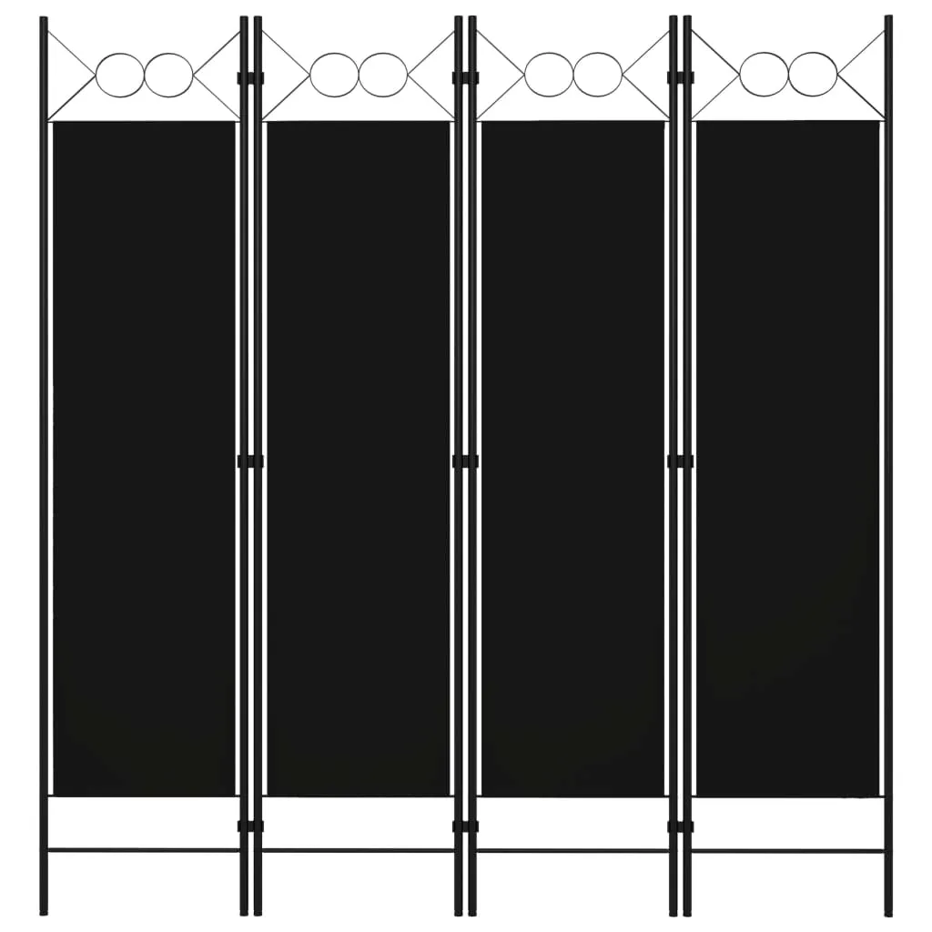 parawan-4-panelowy-czarny-160-x-180-cm-stan-nowy