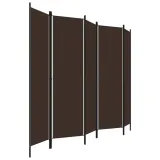 parawan-5-panelowy-brazowy-250-x-180-cm-kod-producenta-320724